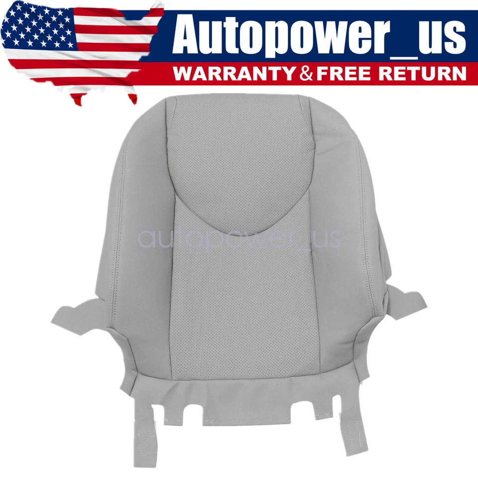 New For Toyota RAV4 2006-2012 Driver Top Replacement Leather Seat Cover Gray - Изображение 1 из 4