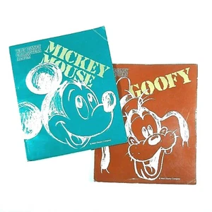 2er Set FUJICOLOR Vintage Fotoalbum Walt Disney Mickey Mouse und Goofy  - Bild 1 von 7
