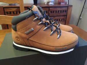 Chaussures Boots Timberland homme Euro Sprint mid Hiker Marron Nubuck Lacets