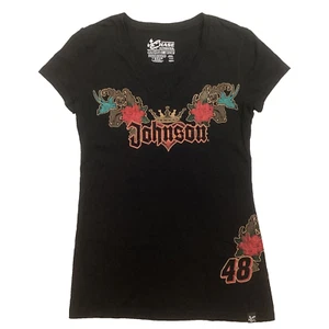 Chase Authentics - Jimmie Johnson #48 - Damen Gr. S - schwarzes Kurzarm T-Shirt - Baumwolle - Bild 1 von 11