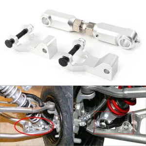 Front&Rear Lowering Kit Adjustable Silver for Yamaha Raptor 700 350 660 700R ATV - Picture 1 of 9