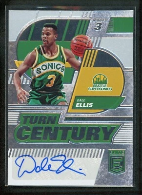 2022-23 DALE ELLIS AUTO PANINI DONRUSS ELITE TURN OF THE CENTURY AUTOGRAPHS - Image 1 of 2