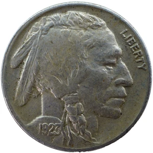 1923 Buffalo Nickel - AU - Picture 1 of 2