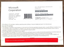 5 Microsoft Win 11 Pro Professional 64Bit Eng 1pk DSP OEI DVD and license key