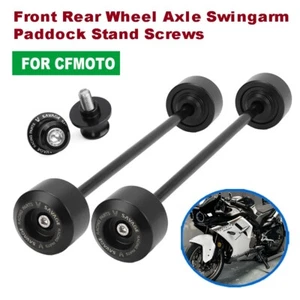 For CFMOTO 500SR VOOM 24-25 Front Rear Wheel Axle Swingarm Paddock Stand Screws - Picture 1 of 24