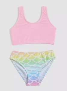 Girls Mermaid Scales Bikini Select Your Size NWT - Picture 1 of 5