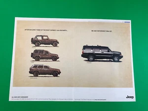 2006 JEEP COMMANDER WRANGLER ORIGINAL VINTAGE PRINT AD ADVERTISEMENT 2 PAGE - Picture 1 of 1