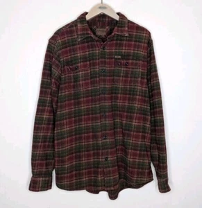 Orvis Shacket Long Sleeve Heavy Weight Flannel Mens XL Shirt Jacket Outdoor - Picture 1 of 8