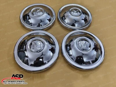 SET OF 4PCS HUB CAP M MOTIF 8 2/4" WHEEL COVER FOR MORRIS MINOR BRAND NEW - Image 1 of 4