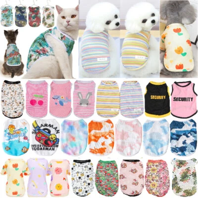 Pet Dog Clothes Puppy T Shirt Clothing For Small Dogs Puppy Chihuahua Vest Plai. - Image 1 of 4