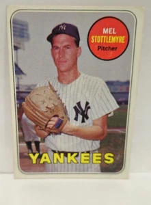 1969 Topps #470 Mel Stottlemyre New York Yankees VG-EX - Picture 1 of 6