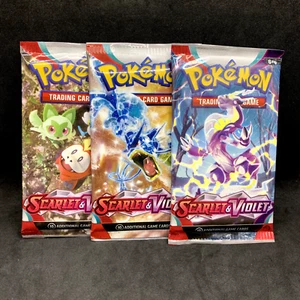 Pokemon TCG - x1 Scarlet & Violet Base Set Booster Pack - New/Factory Sealed - Picture 1 of 1
