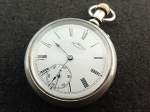 "TALLA TEMPRANA 14 WALTHAM ""BOND ST"" O.F. MOVIMIENTO DE RELOJ DE BOLSILLO - EN FUNCIONAMIENTO - DESDE 1884 - Imagen 1 de 4