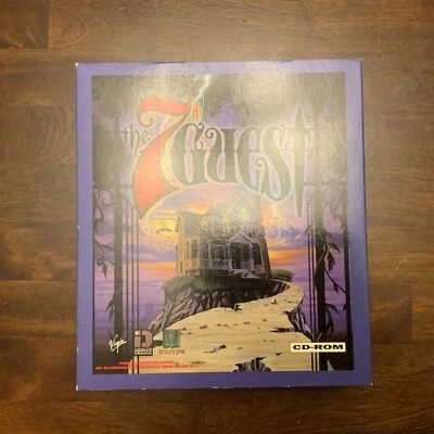 The 7th Guest 1992 PC CD-ROM Video Game in Big Box - Horror Adventure - Image 1 of 3