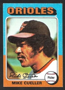 Mike Cuellar Baltimore Orioles 1975 Topps grande #410 ex B - Imagen 1 de 2
