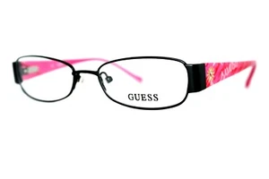 NEW GUESS GU 9079 BLK BLACK PINK AUTHENTIC EYEGLASSES KID'S FRAMES 48-15-130MM  - Picture 1 of 7