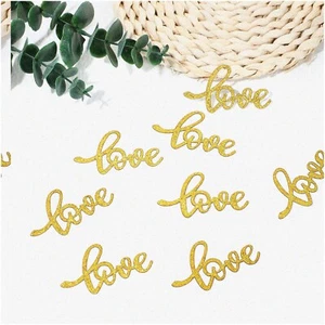 Love Sparkle Celebration Confetti - Wedding Table Decor, Engagement Party, Brida - Picture 1 of 7
