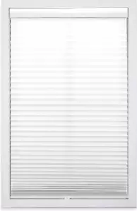 DEZ FURNISHINGS Cordless 1" Light Filtering Pleated Shade, Fabric, 46"W X 64"H, - Picture 1 of 12