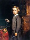 Dream-art peinture à l'huile James-Faed-James-Faed beau jeune garçon homme art portrait