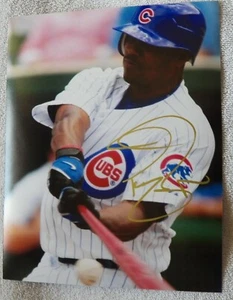 Chicago Cubs Jacque Jones Signed 8x10 Photo Auto - Picture 1 of 1