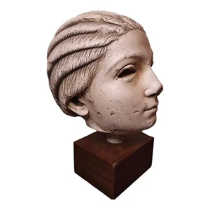 Busto cabeza romana vintage Fulvia Plautilla Salona niña - Imagen 1 de 21