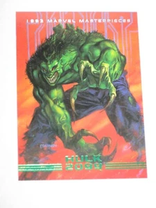 1993 SKYBOX MARVEL MASTERPIECES PROMO CARD PROTOTYPE HULK 2099 AVENGERS - Picture 1 of 4