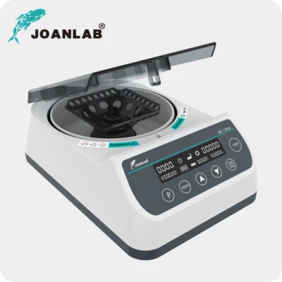 JOANLAB Lab PCR Micro Centrifuge Machine Digital High-speed Plasma Centrifuge 12000rpm