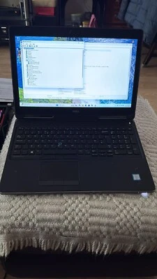 Dell precision 7520 15.6" Laptop Quad Core i7 - 7920HQ 3.10GHz 32GB RAM 2TB SSD - Image 1 of 4