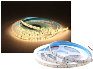 LED Strip Streifen 120 LED/m 12V 9,6W/m 3600 Lumen IP65 warmweiss 5m Rolle - Picture 1 of 4
