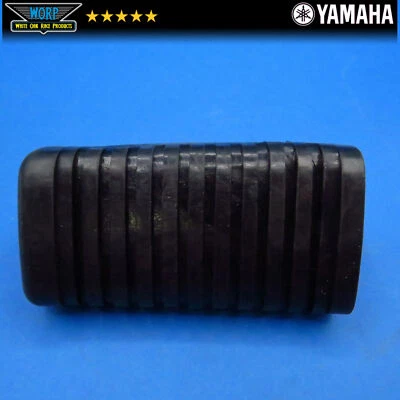 NUEVO OEM YAMAHA CHAPPY ESTRIBA CUBIERTA GOMA REPOSAPIÉS REPOSAPIÉS 384-27413-00-00 Foto 1 de 4