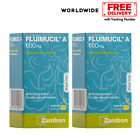 2x FLUIMUCIL A 600mg Effervescent Tablet 20's Clear Phlegm - FREE SHIPPING