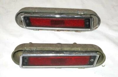 Luces de señalización laterales traseras Mopar 1970 70 71 Chrysler 300 Newport New Yorker lámparas  Foto 1 de 4