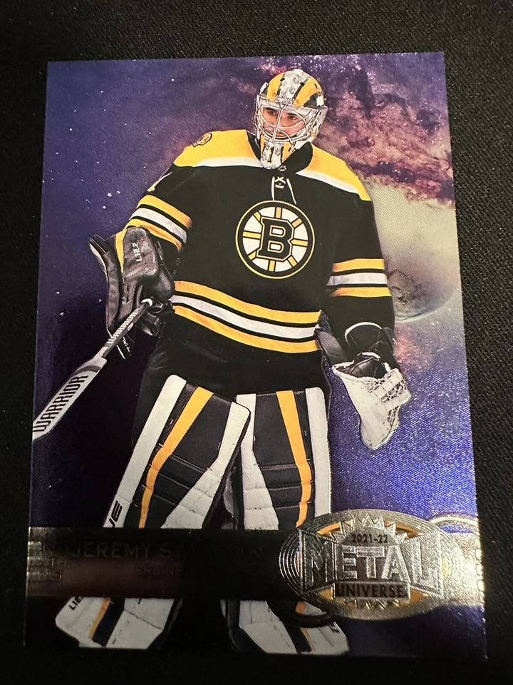 Jeremy Swayman #R-5 - 2021-22 Skybox Metal Universe - 1997-98 Retro Rookies - Image 1 of 2