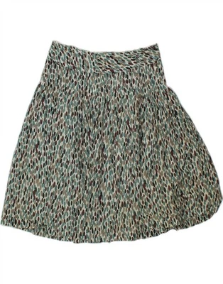 Falda BANANA REPUBLIC para mujer línea A EE. UU. 2 XS W28 azul lunares algodón BY15 Foto 1 de 3