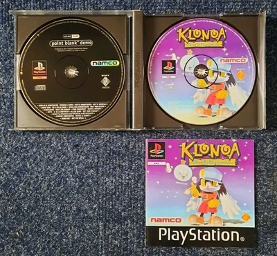 Playstation 1 PS1 "Klonoa + Point Blank Demo" - KOMPLETT - - Bild 1 von 3