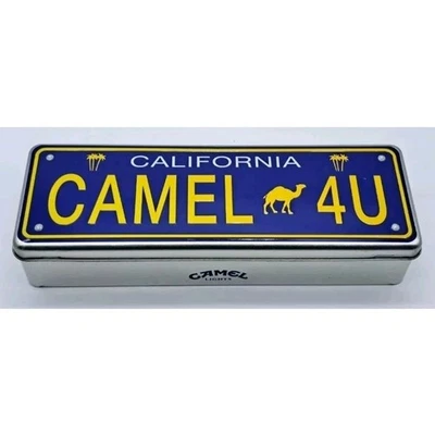 SCATOLA IN LATTA/METALLO CAMEL 4U SIGARETTE/CIGARETTES-METAL TIN BOX-COLLEZIONE  - Immagine 1 di 4
