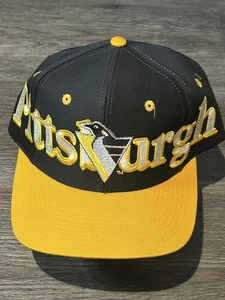 Vintage Pittsburgh Penguins Logo 7 Snapback Hat Csp - Picture 1 of 7