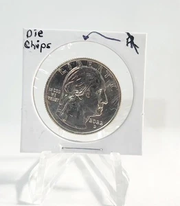 2022 D QUARTER MAYA ANGELOU DIE CHIP ERROR - Picture 1 of 5