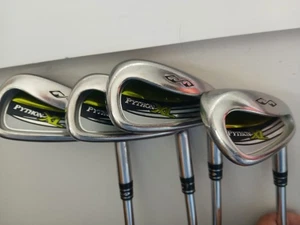 Snake Eyes Python XL iron set 6-8 & P, w/ Steel shaft Regular RH - Picture 1 of 9