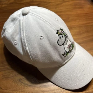 adidas MOOMIN collaboration children's hat baseball cap white 51-54cm Pre Owned - Picture 1 of 12