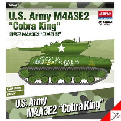 Maquette en plastique pour char de combat M4A3E2 "Cobra King" de l'armée... - Photo 1/4