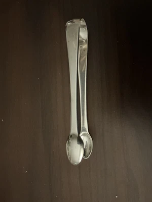 ANTIQUE GEORGIAN SILVER .925 SUGAR TONGS LONDON 1810 by William Eaton 35.1 gm - Image 1 of 4