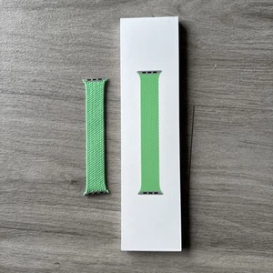 Apple Braided Solo Loop Band for Watch Series 7/SE - Bright Green, Size 7 (45mm) - Zdjęcie 1 z 3