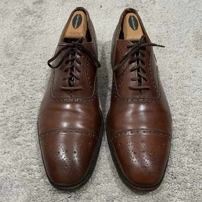 Church's Custom Grade Cap Toe Brogue Oxford Dress Shoes UK 13C Brown Leather - Изображение 1 из 4