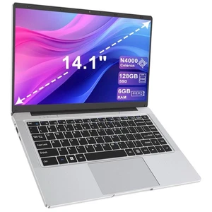 LEEDOW 14″ Laptop | Dual-Core Processor | 6 GB DDR4 RAM │ 128 GB NVMe SSD - Picture 1 of 6