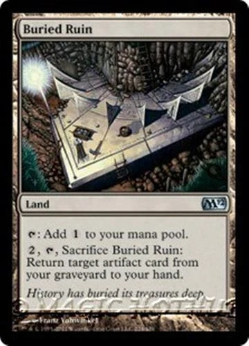 MTG - BURIED RUIN - M12/Core Set 2012 (U) - Image 1 of 1