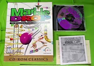 Rare! Maxis Marble Drop and Full Tilt Pinball Vintage PC Games - Big Box NICE! - Picture 1 of 3