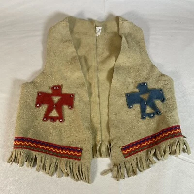 Disfraz Indígena Años 50/60 Cuero -SOLO CHALECO- Niños 6X - Sears Foto 1 de 4