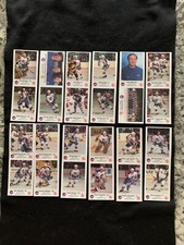 1988-89 Winnipeg Jets 12 Panel 24 Card Police Set NHL Hockey Jets Tips D Maloney