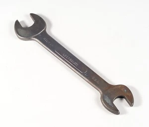 LECTROLITE ~ 1600 Tru-Fit Double Open End Wrench 7/8 & 1 inch ~ USA Collectors - Picture 1 of 7
